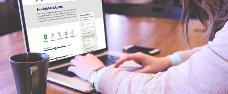 TiQiT Bouwlogistiek calculator